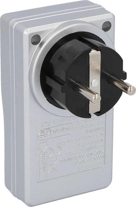 uniTEC 3+1 Micro, Funksteckdose mit Fernbedienung silber, Set