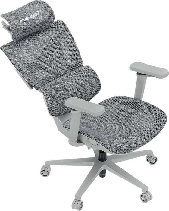 Anda Seat X-Air Pro Mesh Office Gamingstuhl, Ash Grey, grau
