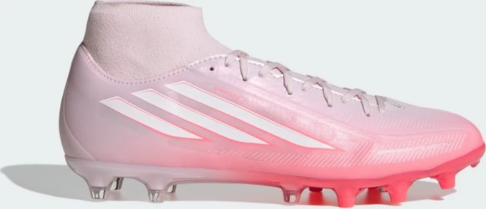 adidas F50 Sparkfusion League Mid Cut FG/AG solar turbo/cloud white/distilled pink (Damen)