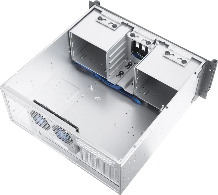 SilverStone RM41-506, Rackmount Storage, grau/schwarz, 4HE, ATX
