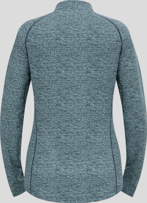 Odlo Tencia Mid Layer Half-Zip Funktionsshirt langarm provincial blue melange (Damen)
