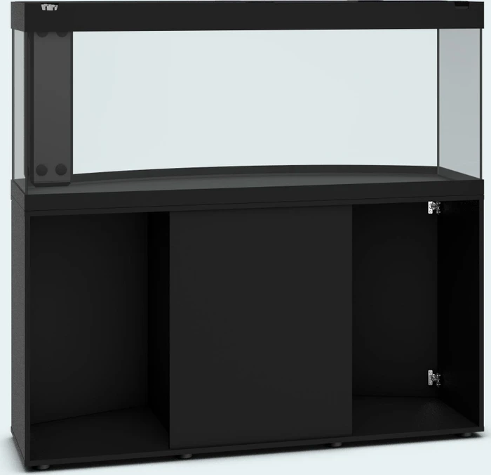 Juwel Vision 450 LED Aquarium-Set mit Unterschrank, schwarz/schwarz, 450l