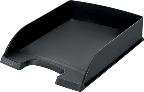 Leitz Plus Briefablage Standard, schwarz, 5er-Pack