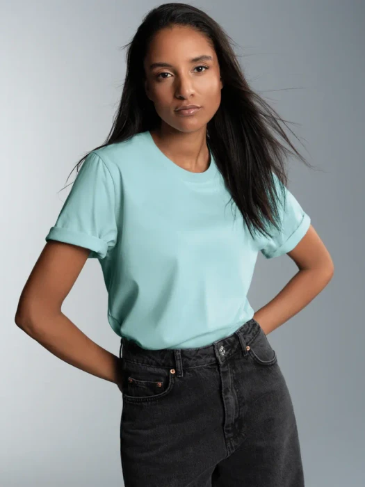 trigema Deluxe Baumwolle T-Shirt kurzarm (Damen)