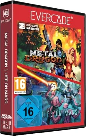 Blaze Entertainment Evercade Game Cartridge - Metal Dragon & Life On Mars