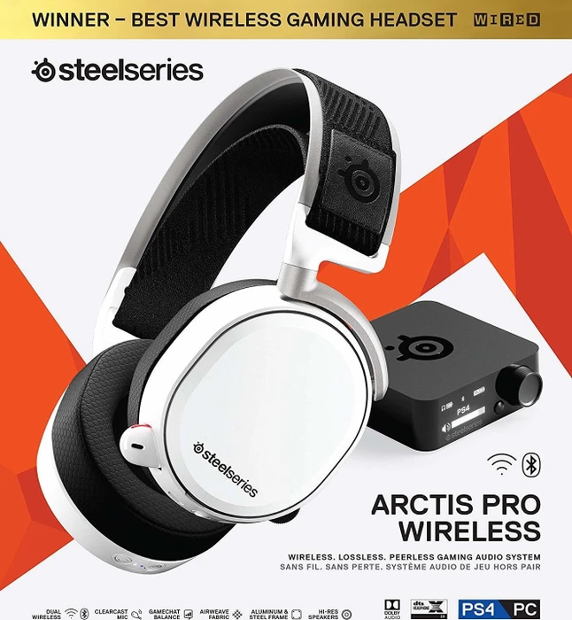 SteelSeries Arctis Pro Wireless weiß