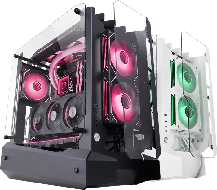 Mars Gaming MC-Edge White, Glasfenster