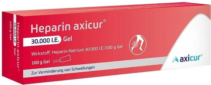 Heparin axicur 30.000 I.E., 100 g