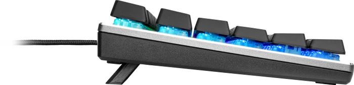 Cooler Master SK652, grau/schwarz, LEDs RGB, TTC LOW PROFILE RGB RED, USB, DE