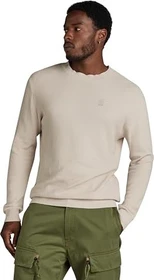 G-Star Moss Knitted Strickpullover whitebait (Herren)