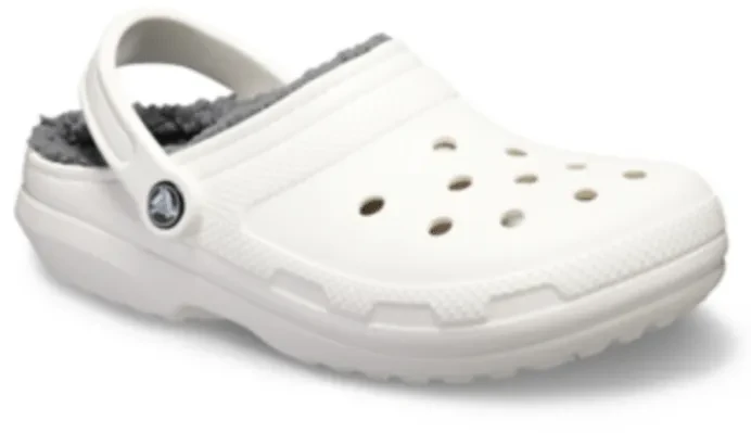 Crocs Classic Lined weiß/grau