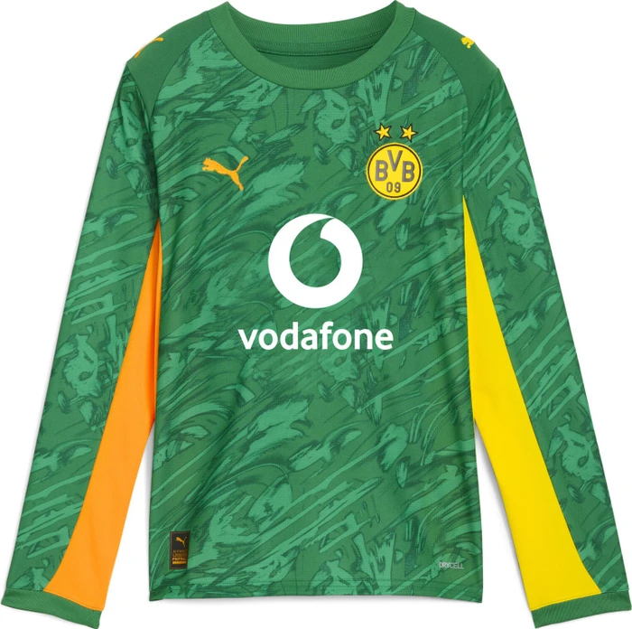 Puma BVB Borussia Dortmund Replica 2025/2026 Torwarttrikot langarm grün (Junior)