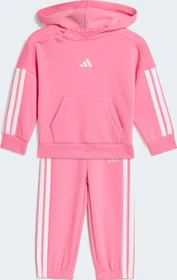 adidas Essentials Trainingsanzug pink fusion/white (Junior)