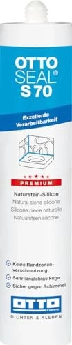 Otto-Chemie Ottoseal S 70 C1391 Naturstein Silikonkleber graphite black, 310ml