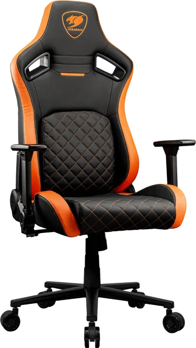 Cougar Defensor CGR-DFL-ORB Gamingstuhl, schwarz/orange