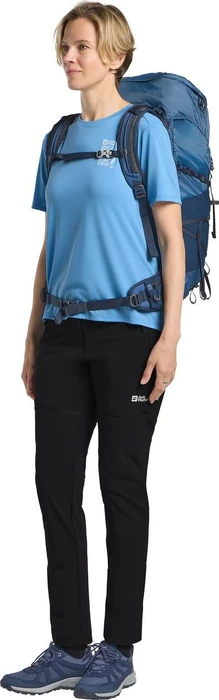 Jack Wolfskin Vonnan Graphic Funktionsshirt kurzarm explore mid blue (Damen)