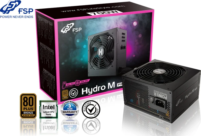 FSP Hydro M Pro 700W, ATX 2.52