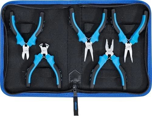 BGS technic Elektronik Mini Zangensatz inkl. Tasche, 5-tlg.