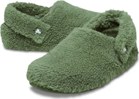 Crocs Classic Cozzzy Slipper army green
