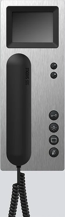 Siedle Türsprechanlage BTSV 850-03 E/S silber/schwarz, Innenstation