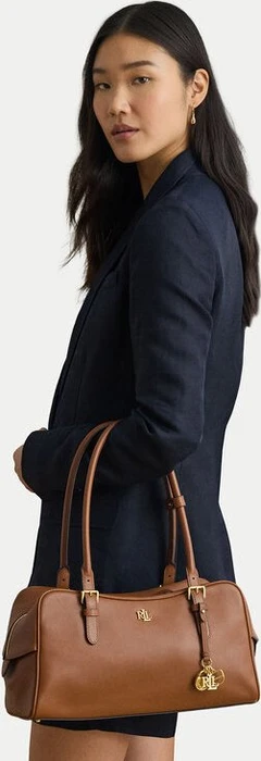 Ralph Lauren Marcy Large Schultertasche lauren tan