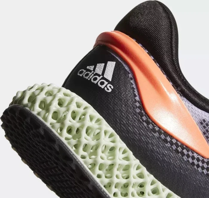 adidas 4D Run 1.0 cloud white/core black/signal coral