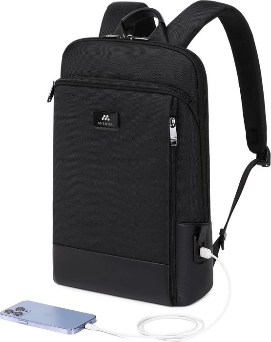 Misura Laptop- und tragbarer Monitor-Rucksack 10L, schwarz