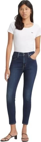 Levi's 721 High Rise Skinny Jeans dark indigo worn in (Damen)