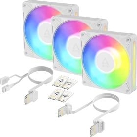 ARCTIC BioniX P12 A-RGB, weiß, 120mm, 3er-Pack (ACFAN00338A)