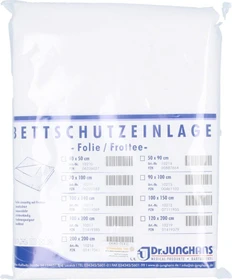 Dr. Junghans Medical Folie/Frottee Bettschutzeinlage, 100x140cm, 1 Stück