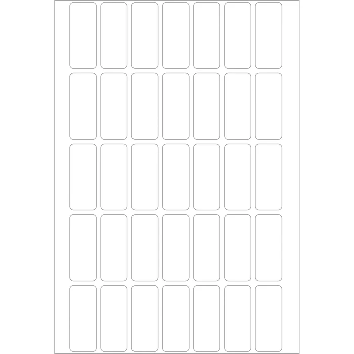 Herma Vielzwecketiketten, 12x30mm, weiß, 32 Blatt (1120 Etiketten)