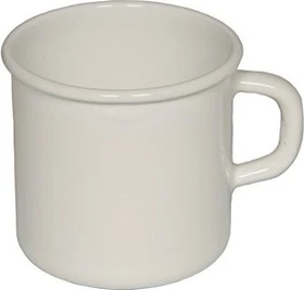 Riess Classic Weiß Topf mit Bördel 9cm 500ml
