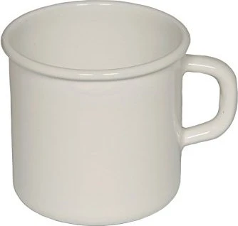 Riess Classic Weiß Topf mit Bördel 9cm 500ml