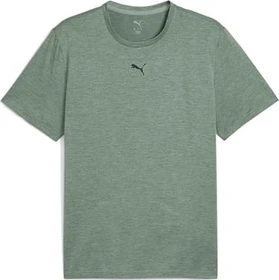 Puma TAD Essentials Funktionsshirt kurzarm green moon heather (Herren)