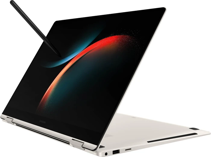 Samsung Galaxy Book3 Pro 360, beige, Core i7-1360P, 16GB RAM, 1TB SSD, DE