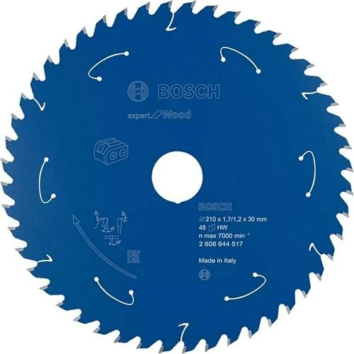 Bosch Professional Expert for Wood Kreissägeblatt 48Z, 210x1.4x30mm, 1 Stück