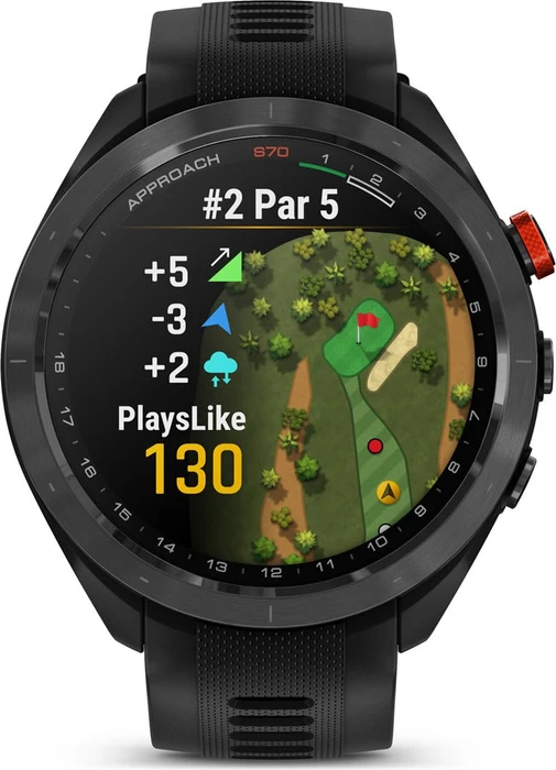Garmin Approach S70 47mm GPS-Golfuhr black ceramic/black