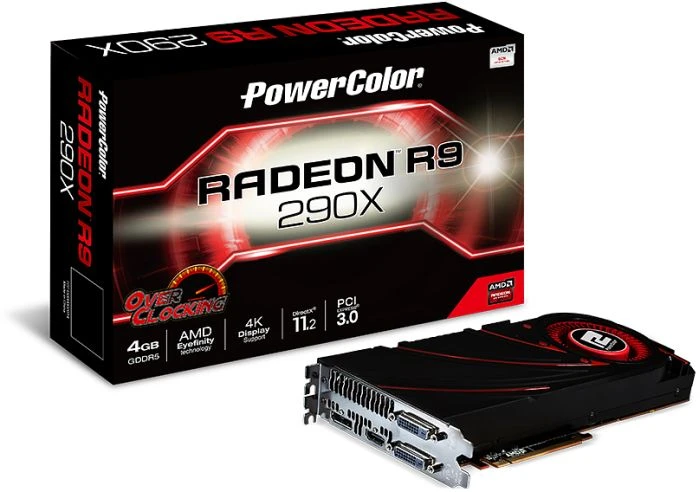 PowerColor Radeon R9 290X, 4GB GDDR5, 2x DVI, HDMI, DP