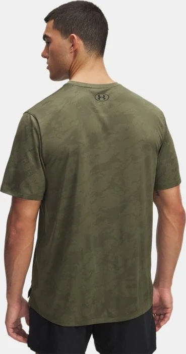 Under Armour Tech Vent Jacquard Funktionsshirt kurzarm marine od green/black (Herren)