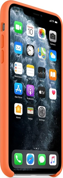 Apple Silikon Case für iPhone 11 Pro Max Vitamin C