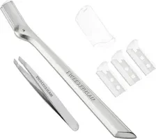Tweezerman Facial Razor Gesichtshaarentferner-Set edelstahl