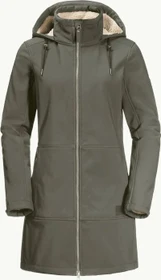 Jack Wolfskin Windy Valley Funktionsmantel dusty olive (Damen)