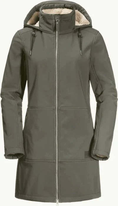 Jack Wolfskin Windy Valley Funktionsmantel dusty olive (Damen)