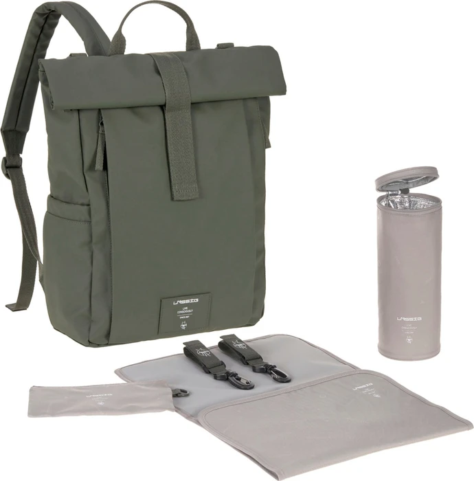 Lässig Rolltop Up Backpack olive