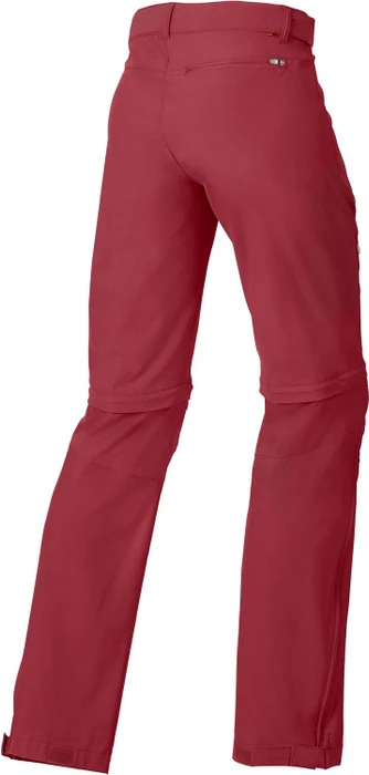 Vaude Farley Stretch ZO T-Zip Zip-Off Hose lang red cluster (Damen)