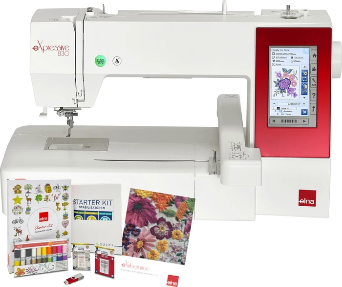 Elna eXpressive 830 Stickmaschine