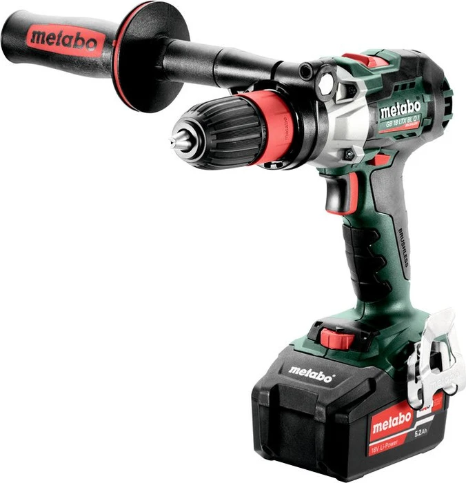 Metabo GB 18 LTX BL Q I Akku-Bohrschrauber inkl. Koffer + 2 Akkus 5.2Ah