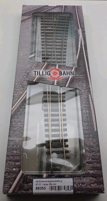 Tillig Bahn - Spur H0 Gleis - Weiche rechts