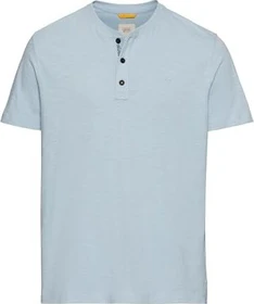 Camel Active Henley Organic Cotton T-Shirt kurzarm blau (Herren)