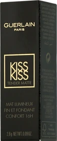 Guerlain KissKiss Tender Matte Lippenstift 910 wanted red, 2.8g